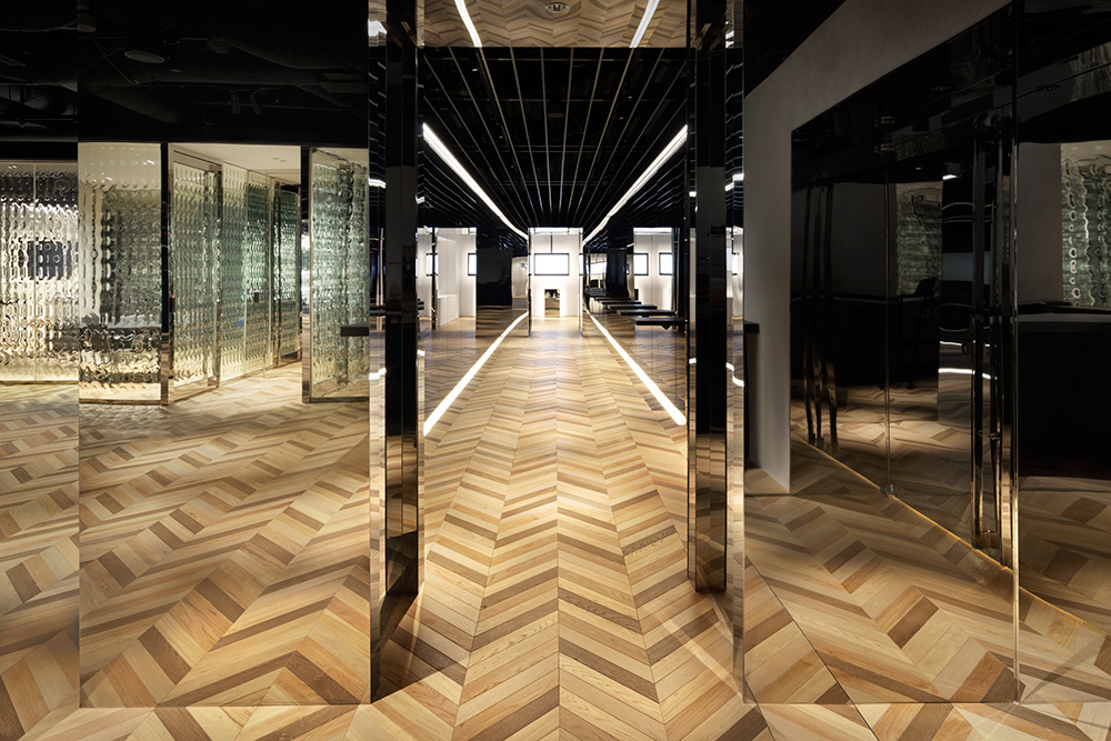 Thinthia French Herringbone (Custom-made color) Construction example 1