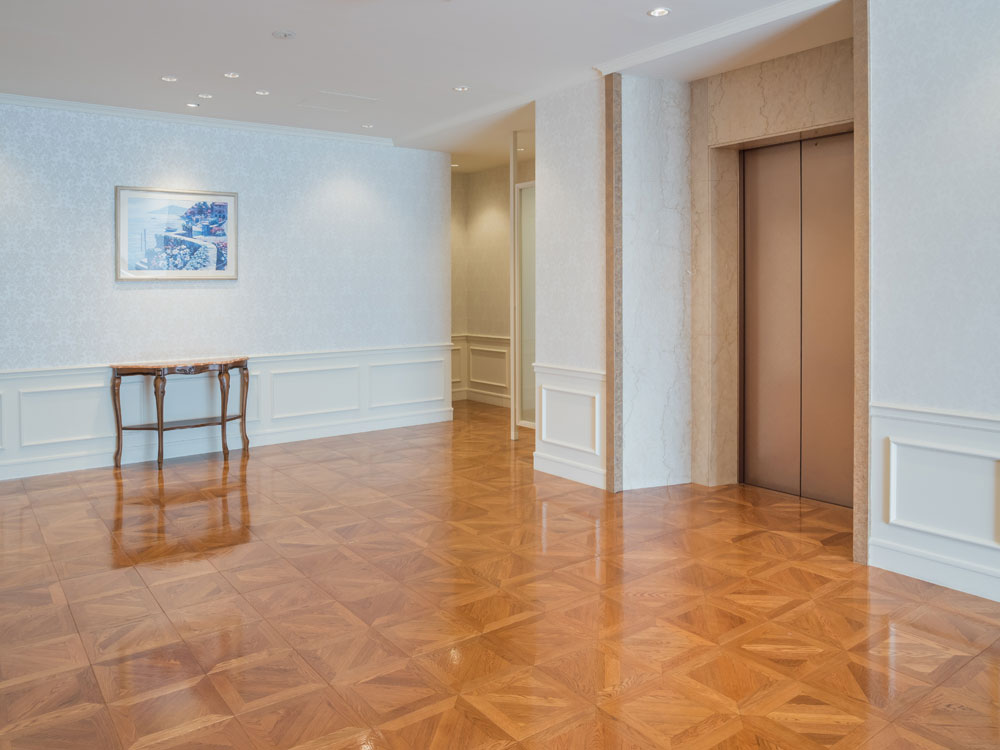 Premium design parquet (Oak custom size) Construction example 3