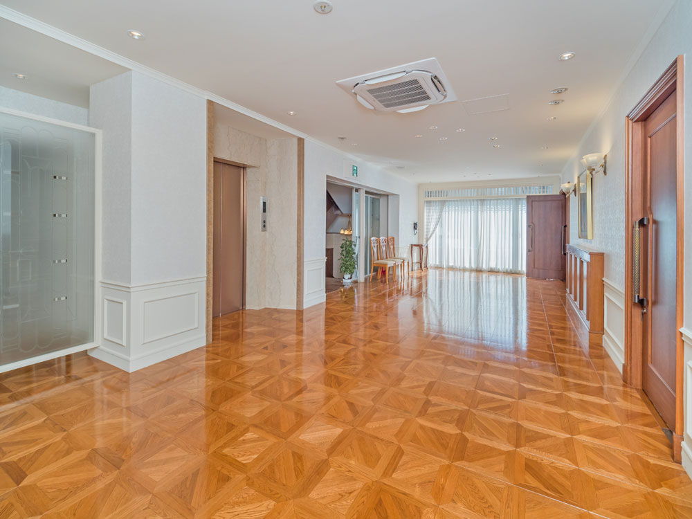 Premium design parquet (Oak custom size) Construction example 7