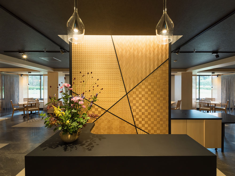 Example of non-combustible Japanese pattern wall surface construction of Woodpecker 5