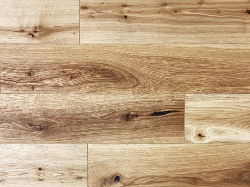 The surface is finished with a natural wood veneer